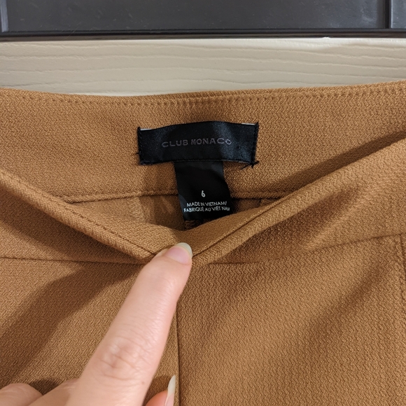 Tan Club Monaco flare pants - Picture 3 of 3